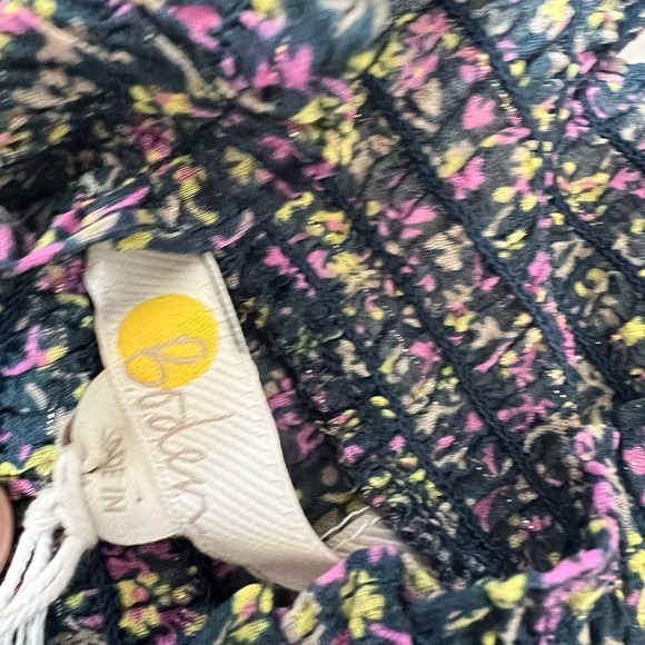 BODEN Smocked Yolk Floral Dress Tie Waist 8 NEW. 1323 - Picture 7 of 9